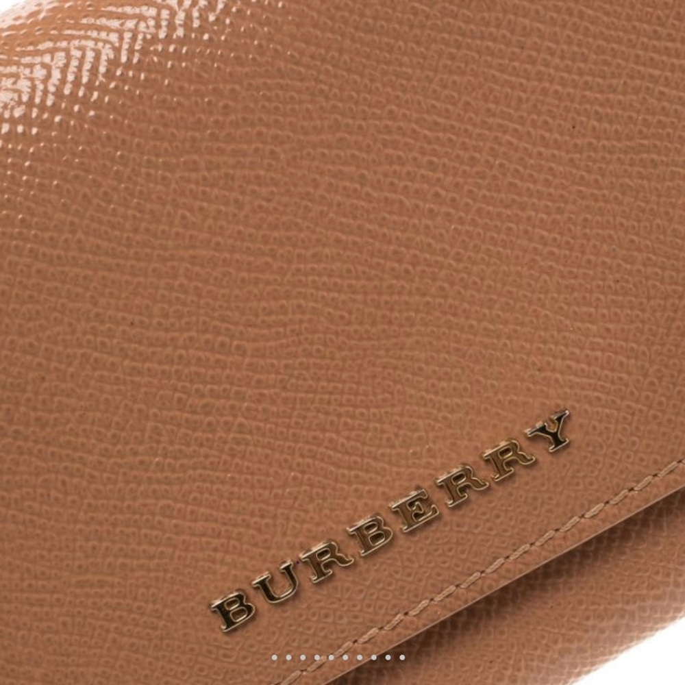 Burberry Pale Coral Patent Leather Continental Wallet - Picture 3 of 11
